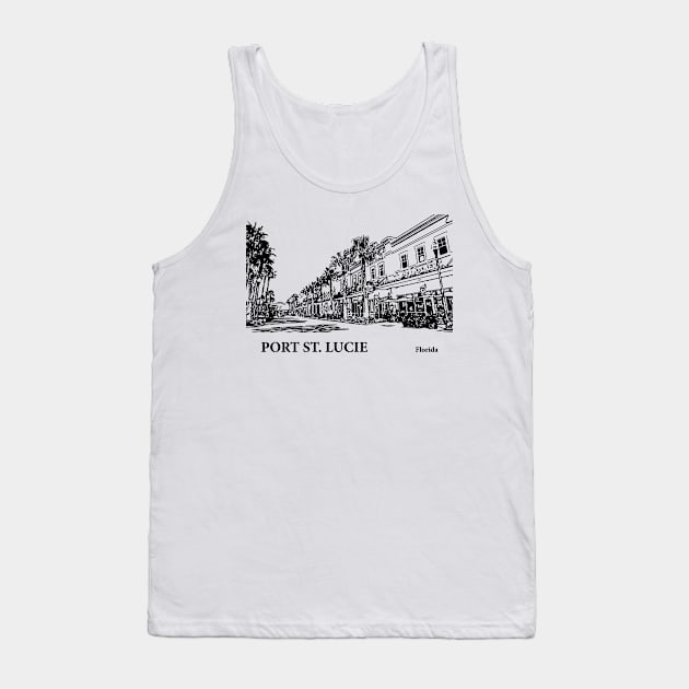 Port St. Lucie - Florida Tank Top by Lakeric